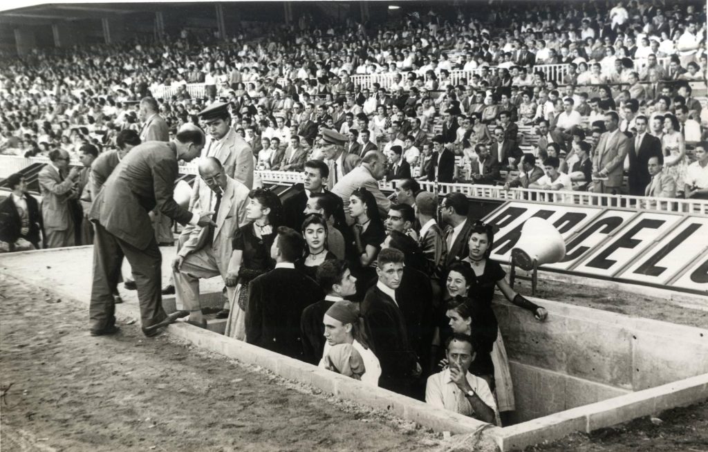 inauguration du Camp Nou 1957