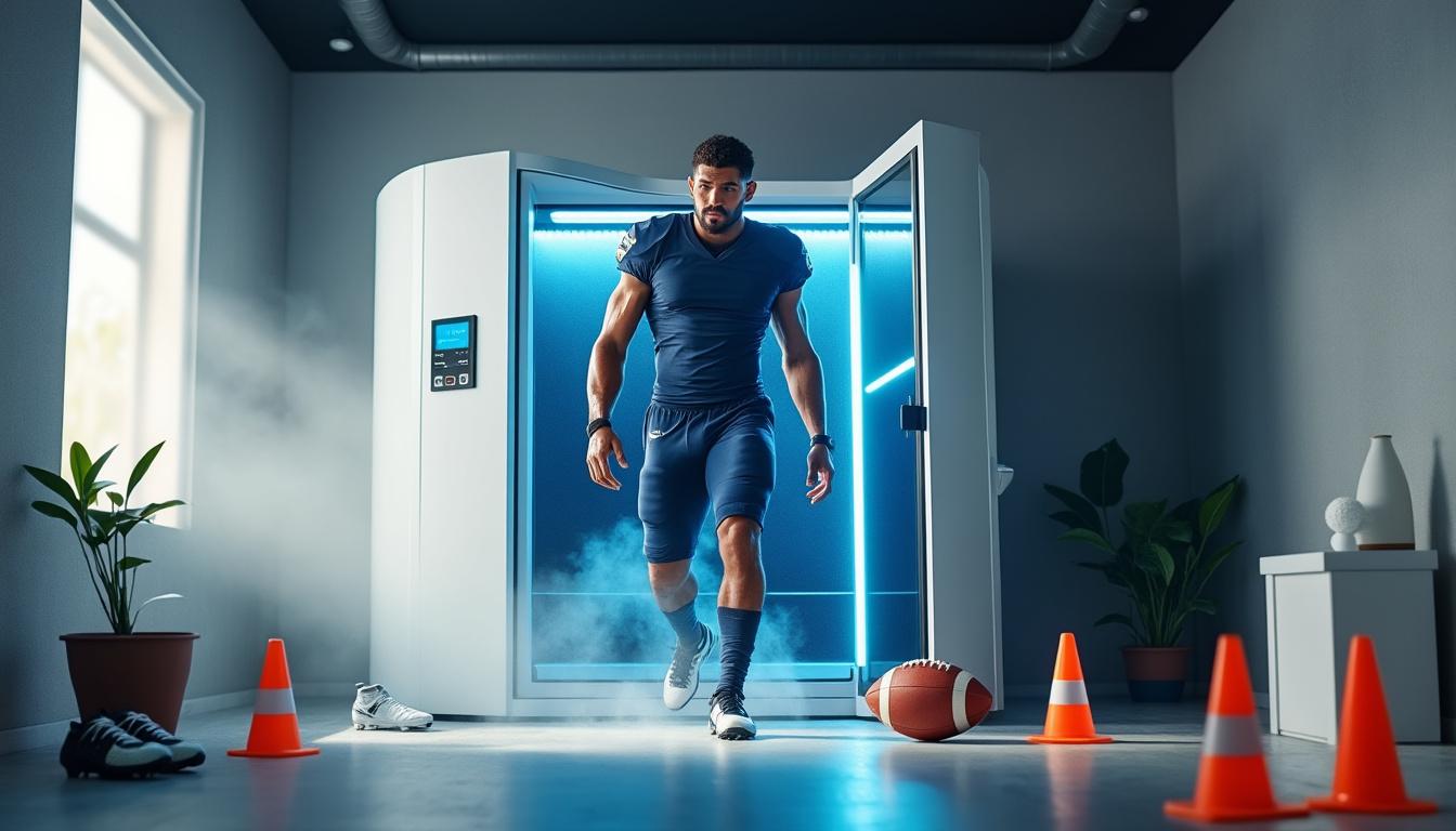 découvrez comment la cryothérapie révolutionne la récupération des joueurs de football en réduisant les douleurs musculaires et en accélérant la régénération.