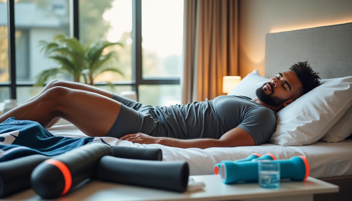 découvrez comment la récupération et le sommeil optimisent les performances des footballeurs en améliorant leur endurance, leur concentration et leur récupération musculaire.